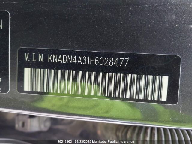 KNADN4A31H6028477 KIA 2017