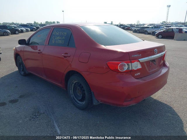 20213475 :رقم المزاد ، 2T1BU4EE8CC763855 vin ، 2012 Toyota Corolla Ce مزاد بيع