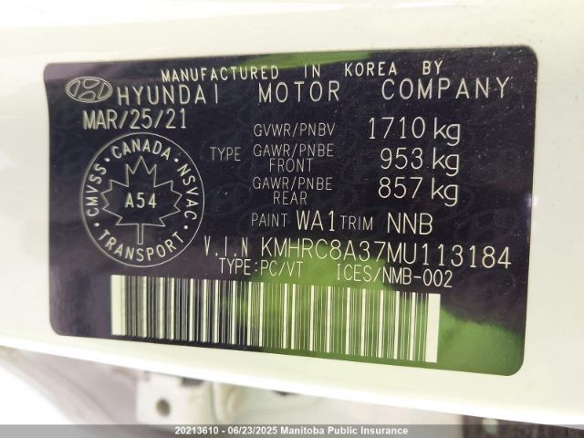 KMHRC8A37MU113184 Hyundai gamma ii