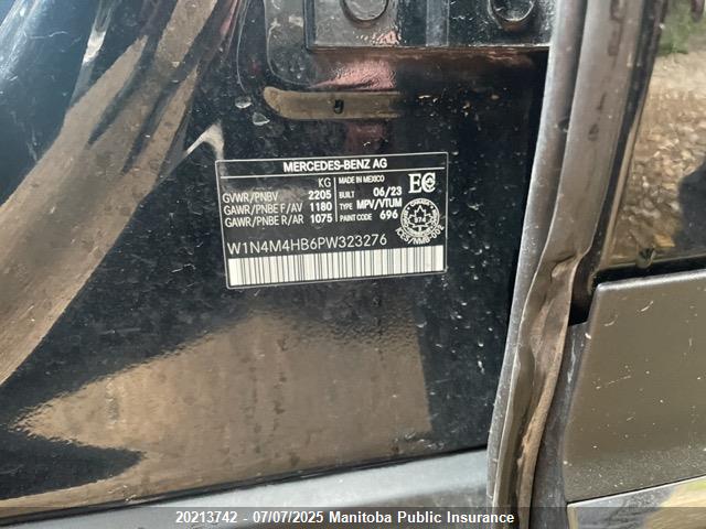 W1N4M4HB6PW323276 Mercedes Benz M260