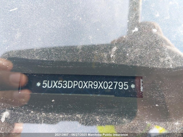 5UX53DP0XR9X02795 BMW X3