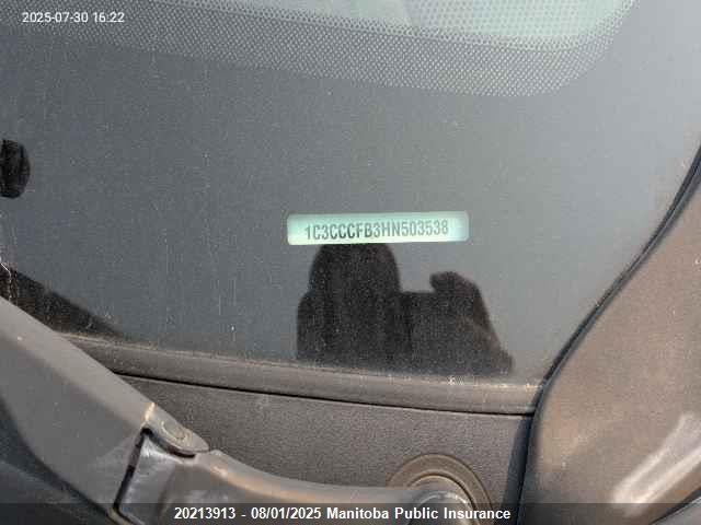 1C3CCCFB3HN503538 Chrysler 200