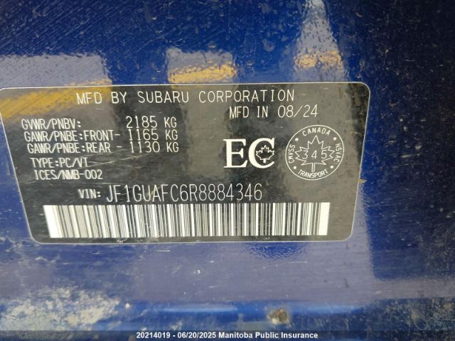 JF1GUAFC6R8884346 Subaru na