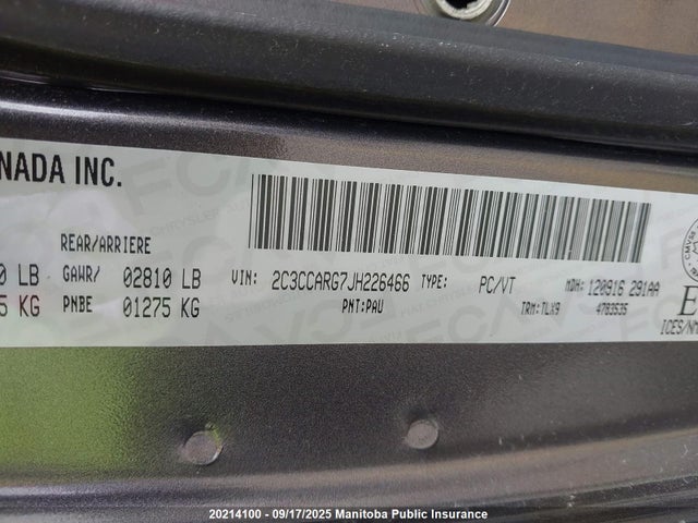 2C3CCARG7JH226466 Chrysler 300