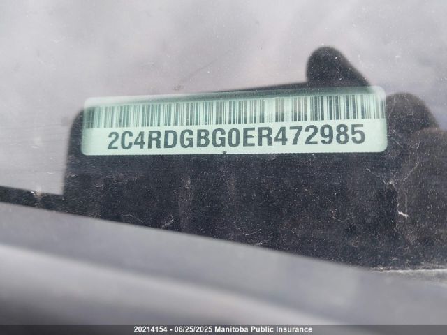 2C4RDGBG0ER472985 Dodge Grand Caravan