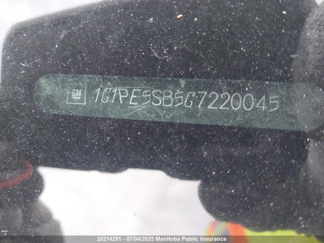 1G1PE5SB5G7220045 Chevrolet luv - vvt, alum, e85 max