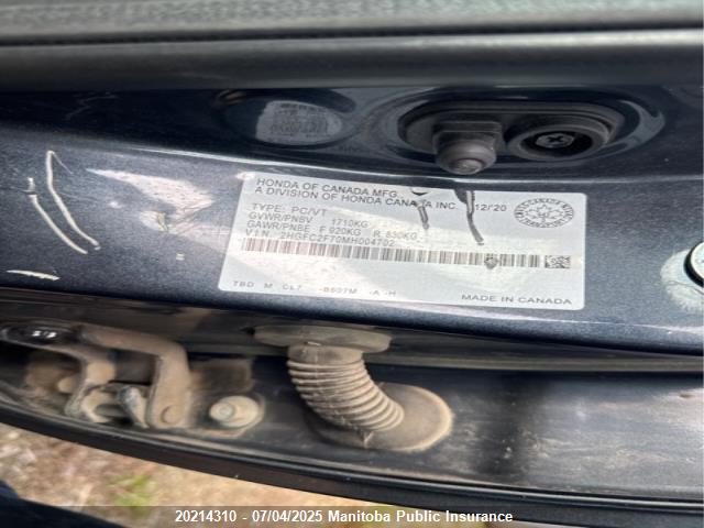 2HGFC2F70MH004702 Honda l15b7