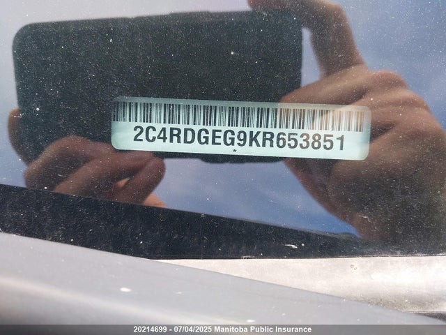 2C4RDGEG9KR653851 Dodge Grand Caravan Gt