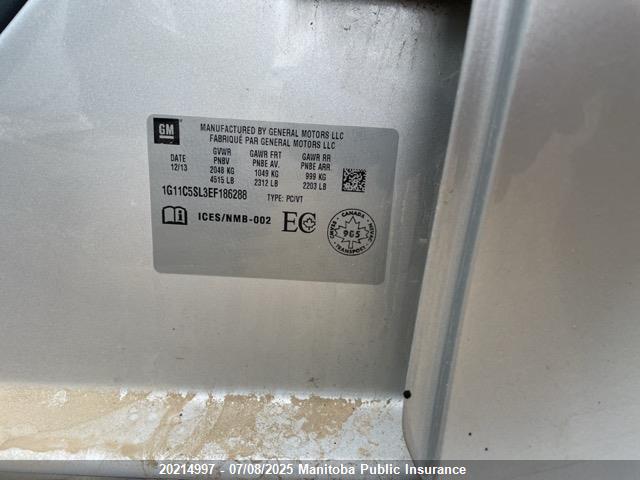 1G11C5SL3EF186288 Chevrolet lkw