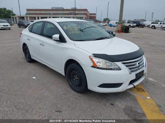 2015 Nissan Sentra 1.8 S მანქანა იყიდება აუქციონზე, vin: 3N1AB7AP1FL643281, აუქციონის ნომერი: 20215197