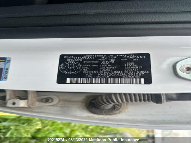 KM8J2CA42MU391597 Hyundai gdi nu