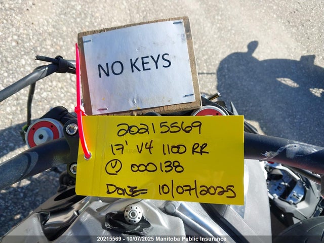 Aprilia Tuono 2017 ZD4KGU005HS000138 Image 11