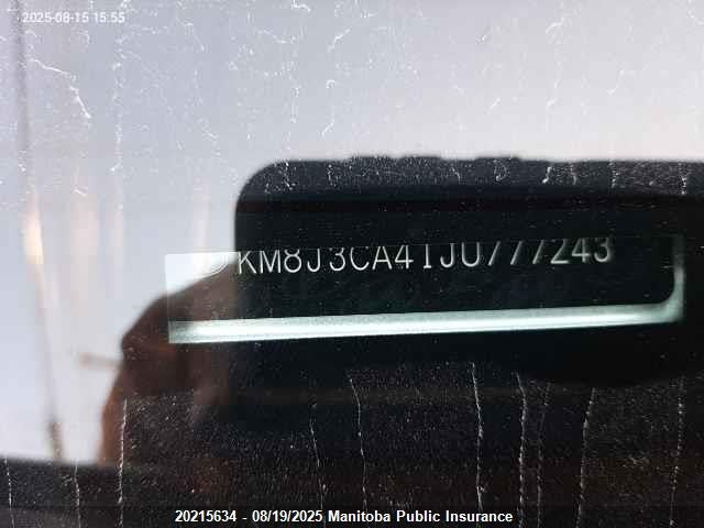 KM8J3CA41JU777243 Hyundai gdi nu