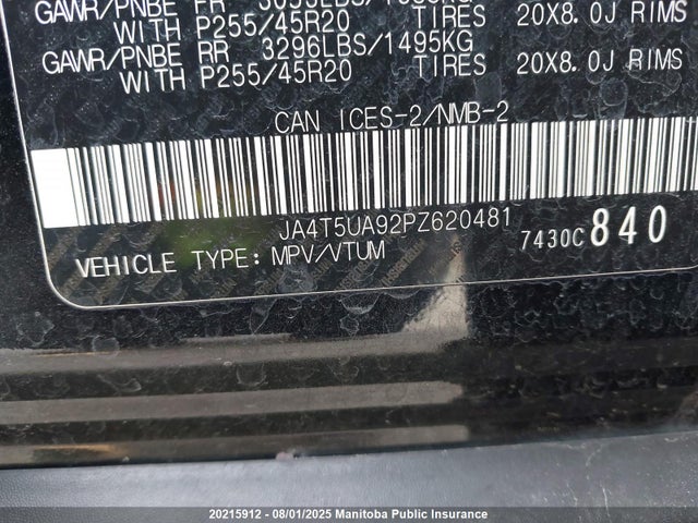 JA4T5UA92PZ620481 Mitsubishi s91-ya1