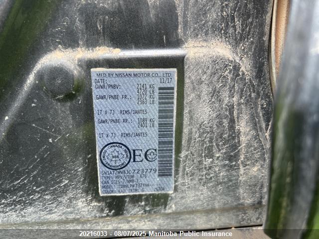 5N1AT2MV8JC723779 Nissan 2018