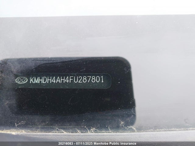 KMHDH4AH4FU287801 Hyundai dohc gdi nu