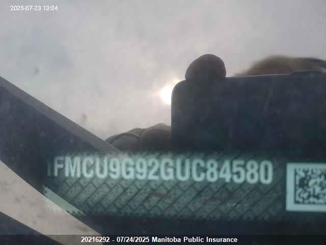 Ford 2016 2016 1FMCU9G92GUC84580 Image 9
