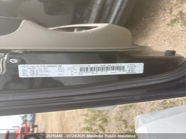 2C4RC1BG8GR101091 Chrysler 2016