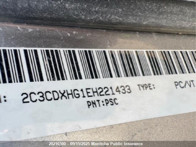 2C3CDXHG1EH221433 Dodge Charger