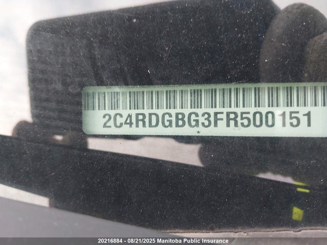 2C4RDGBG3FR500151 Dodge Grand Caravan