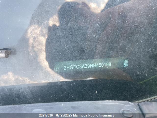 Honda l15b7 2017 2HGFC3A39HH450198 Image 9