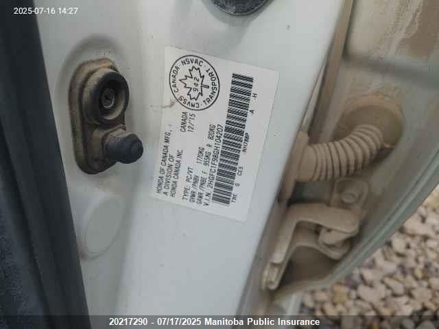 Honda l15b7 2016 2HGFC1F98GH104207 Image 9