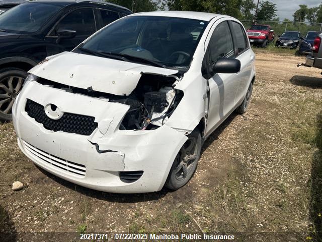 Auction sale of the 2007 Toyota Yaris Le, vin: JTDKT923X75106593, lot number: 20217371