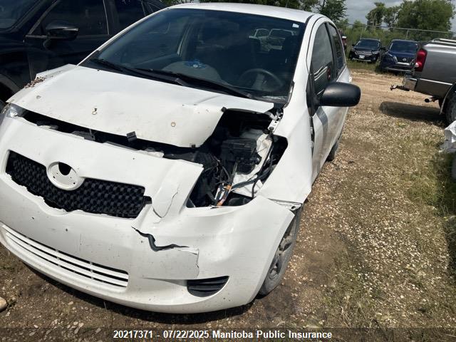 Auction sale of the 2007 Toyota Yaris Le, vin: JTDKT923X75106593, lot number: 20217371