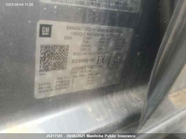 1GTU9CET9MZ127682 GMC lm2