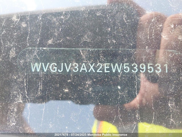 WVGJV3AX2EW539531 Volkswagen Tiguan