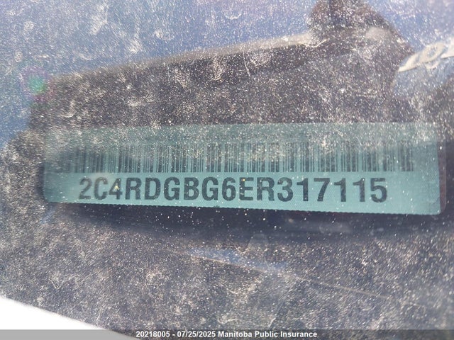 2C4RDGBG6ER317115 Dodge 2014