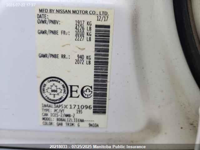 1N4AL3AP5JC171096 Nissan 2018
