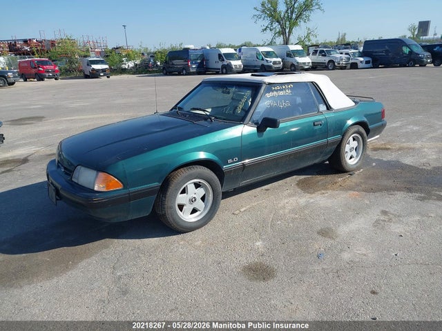 Aukcja sprzedaży 1991 Ford Mustang Lx 5.0l, vin: 1FACP44E1MF198490, numer aukcji: 20218267