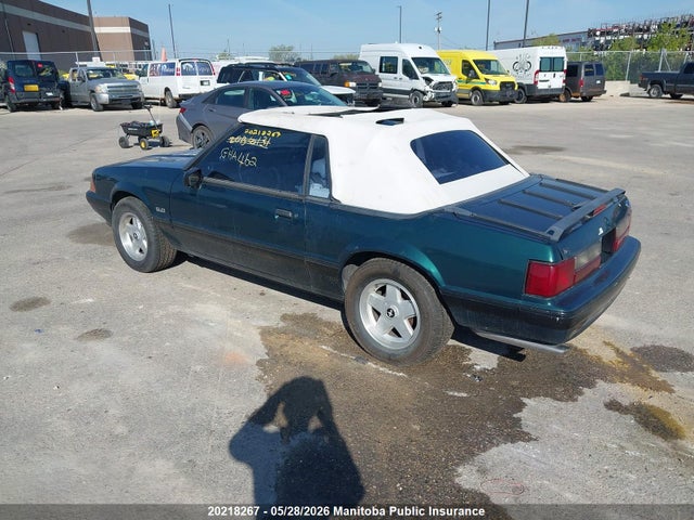 Aukcja sprzedaży 1991 Ford Mustang Lx 5.0l, vin: 1FACP44E1MF198490, numer aukcji: 20218267