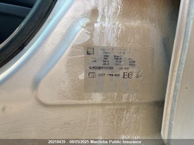 1G1PC5SB7F7121358 Chevrolet LUV