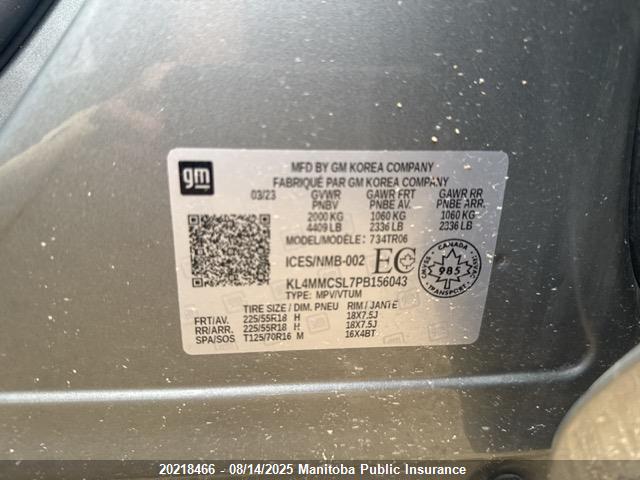 Buick l3t 2023 KL4MMCSL7PB156043 Image 9