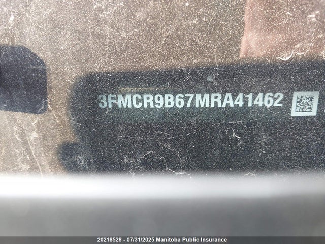 3FMCR9B67MRA41462 Ford dragon