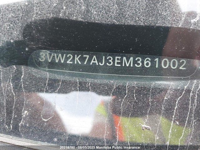 Продаж на аукціоні авто 2014 Volkswagen Jetta 2.0, vin: 3VW2K7AJ3EM361002, номер лоту: 20218780