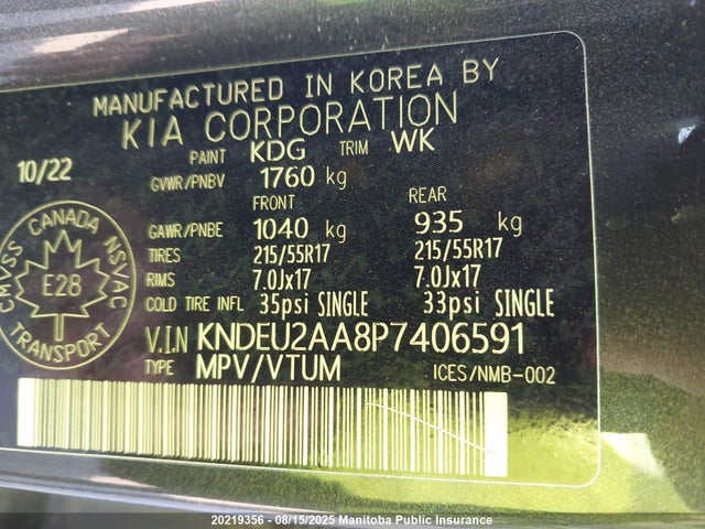 KIA nu 2023 KNDEU2AA8P7406591 Image 9