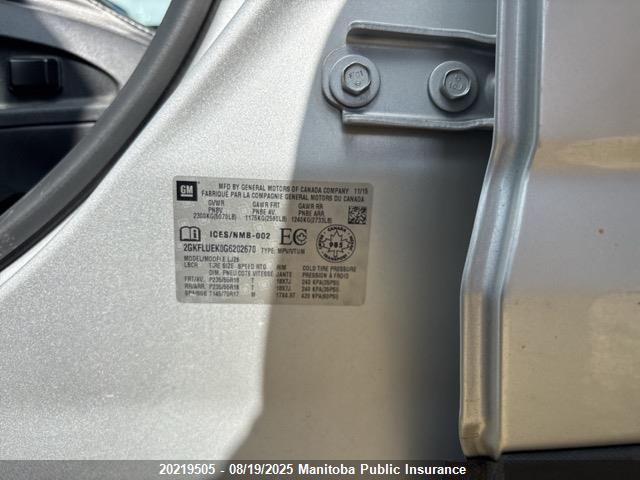 2GKFLUEK0G6202670 GMC lea - e85 max, aluminum