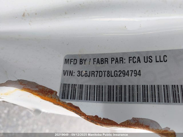 3C6JR7DT8LG294794 Dodge 1500