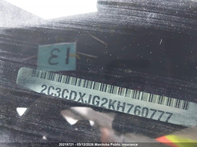 Aukcja sprzedaży 2019 Dodge Charger Sxt, vin: 2C3CDXJG2KH760777, numer aukcji: 20219721