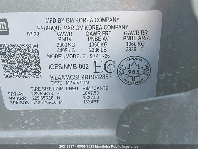 Buick l3t 2024 KL4AMCSL9RB042857 Image 9