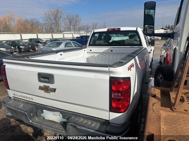 2015 Chevrolet Silverado 2500 Hd Wt Dbl Cab მანქანა იყიდება აუქციონზე, vin: 1GC2KUEG4FZ135101, აუქციონის ნომერი: 20220110