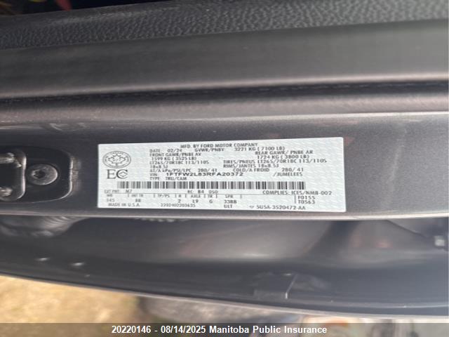 Ford gtdi 2024 1FTFW2L83RFA20372 Image 9