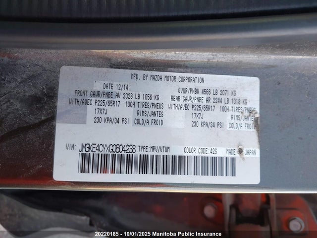 Mazda py 2016 JM3KE4CYXG0604238 Image 8