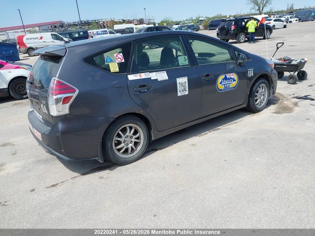 20220241 :رقم المزاد ، JTDZN3EU6GJ050654 vin ، 2016 Toyota Prius V مزاد بيع
