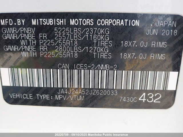 JA4J24A52JZ620033 Mitsubishi s61 - y61