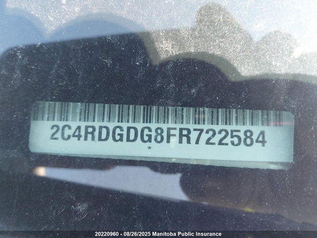2C4RDGDG8FR722584 Dodge Grand Caravan