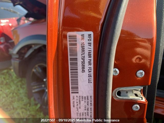 1C6RR7LT5PS589645 Dodge 1500